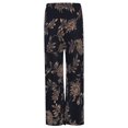 thumbnail image 6 of DHFJKG Bohemian Pants Women Wide Leg Flowy Palazzo Lightweight Stretchy Soft High Rise Elastic Waist Pants Casual Summer Beach Trendy Trousers, 6 of 8