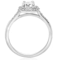 thumbnail image 2 of Edge Jewel Silver Cushion Cut Excellent 1.63 Ct Diamond Ring For Women's - 14K White Gold Plated Ring - Solitaire Enaggement Wedding Rings for Women's - 25th Anniversary Diamond Ring For Her, 2 of 7