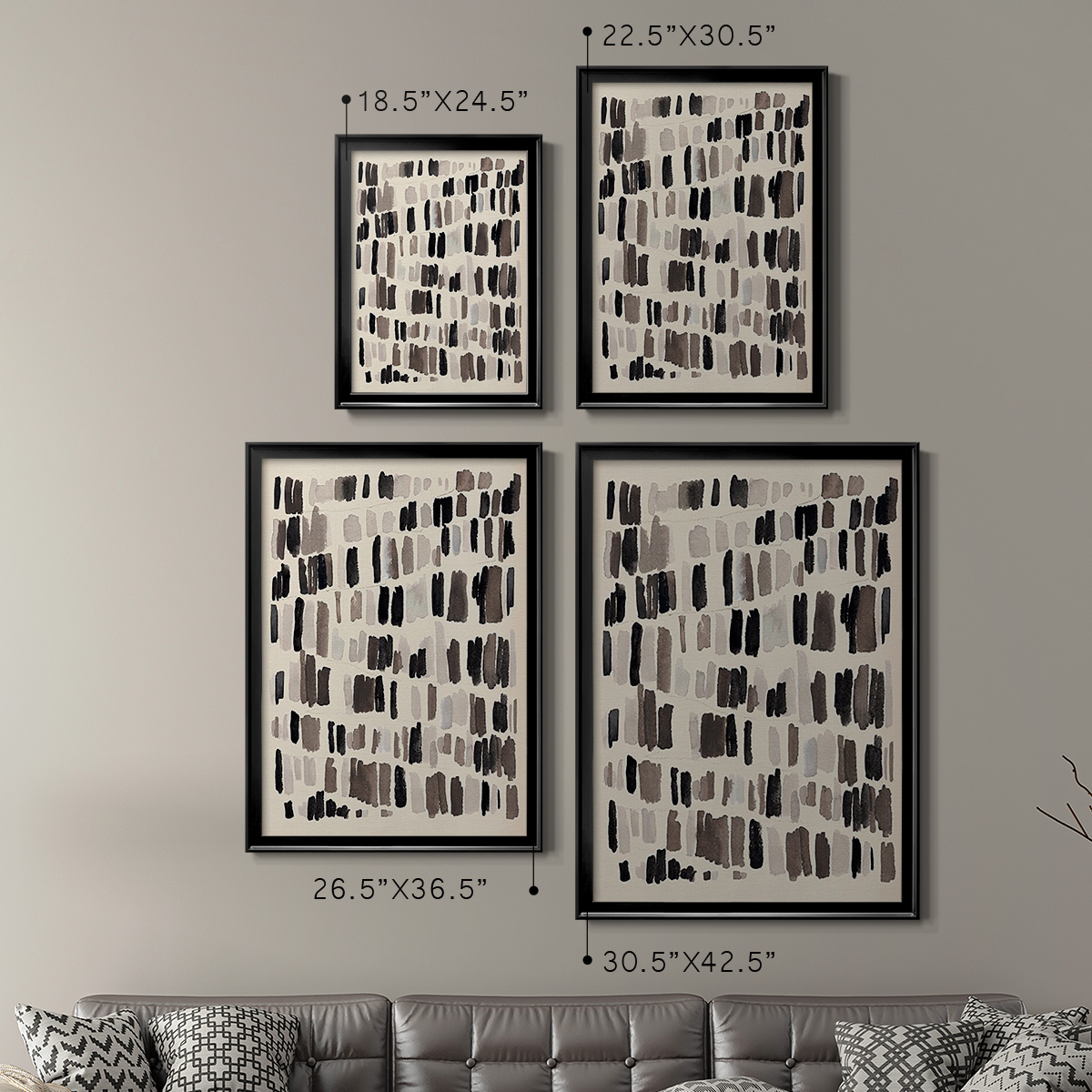 Chalk and Flint I Premium Framed Print, in Gold, Black, or Silver - Ready to Hang