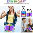 thumbnail image 4 of BMOUO Case for iPad (A16) 11th Generation 11" 2025/iPad 10th Generation 10.9 inch 2022, 360 Rotating Stand & Pencil Holder & Hand & Shoulder Strap Shockproof iPad 11th/10th Generation Case, Purple, 4 of 9