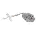 thumbnail image 4 of Collar con cruz cadena colgante cruz clásico simple ANGGREK, 4 of 8