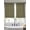 Green Brown, variant on Avocado Green Brown Sheer Curtains 54 Inch Length 2 Panels Set, Solid Color Farmhouse Brown Voile Window Treatment Rod Pocket Short Kitchen Curtains Drapes for Bedroom 52"x54"x2
