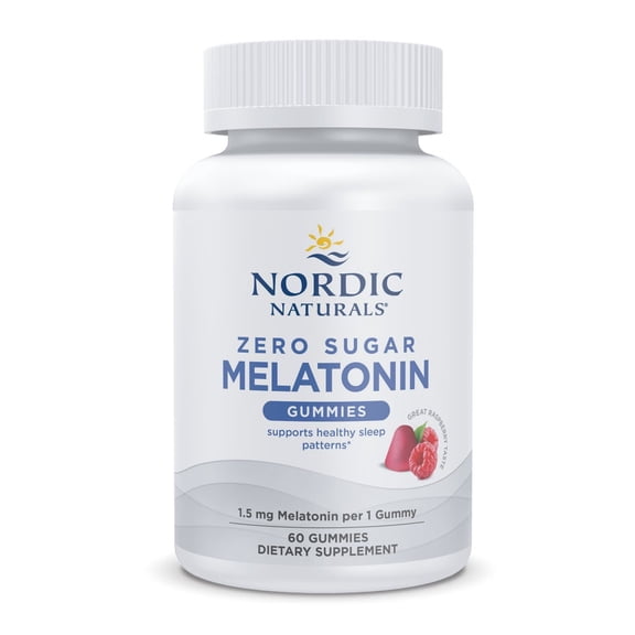 Nordic Naturals Melatonin Gummies, 1.5 Mg, Great Taste Restful Sleep, 60 Ct