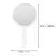 thumbnail image 2 of Handheld Makeup Mirror Double-Sided Reflection Portable Cosmetic Mirror Round White Pp Material for Daily Use 2Set, 2 of 5