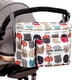 thumbnail image 3 of Organizador de cochecito con portavasos aislado / Portavasos Bolsa de cochecito Bolsa organizadora de cochecito Organizador de cochecito multifunción universal Bolsa para cambiar pañales Accesorios Adepaton 221270-1, 3 of 9