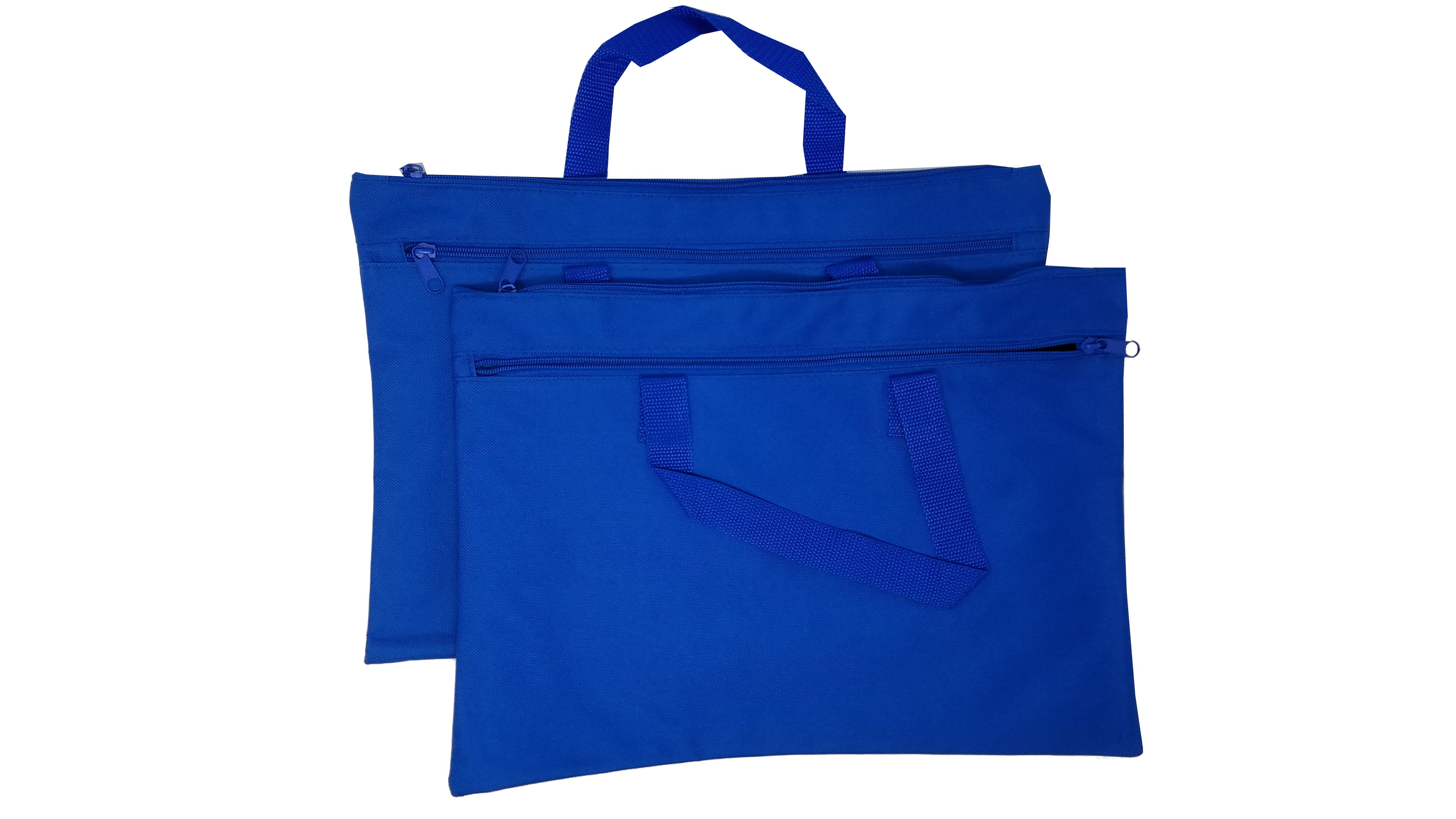 ImpecGear Zippered Paper Document Office Bags - Royal - Pack of 2 ...