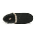 thumbnail image 2 of DREAM PAIRS Men's Winter Warm Home Slippers Leather Indoor Close Toe House Shoes MUFFY_01 BLACK Size 8, 2 of 2