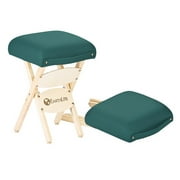 EARTHLITE Massage Therapist Stool - Folding Massage Stool, Hardwood Maple, CFC-Free