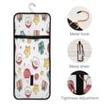 thumbnail image 5 of Iauyy 3 Piece Large Portable Hanging Toiletry Bags for Travel,Foldable Makeup Organizer with Multiple Compartments for Men&Women，Cartoon Face, 5 of 9