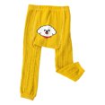 thumbnail image 1 of Leggings Para Niños Medias Para Bebés Pantimedias Para Niños Primavera Otoño Prendas De Vestir Pantalones Gruesos Leggings De Punto De Dibujos Animados Amarillo Odeerbi LM103-10792, 1 of 5