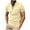 Khaki, variant on fatyb Men's Short Sleeve Casual Shirts Pullover Button T Shirts for Men Casual Comfy Summer Tops