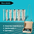 thumbnail image 7 of Shower Valve Socket Wrench Set with Bar Handle for Removing Tub & Shower Valve，5-Piece, includes 21/32”x 27/32”, 29/32”x 31/32”, 1-1/32” x1-3/32”, 1-5/32”x1-9/32”, 1-11/32”x 1-7/16”, 7 of 7