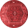 thumbnail image 1 of Ahgly Company Indoor Round Persian Red Traditional Area Rugs, 6' Round, 1 of 4