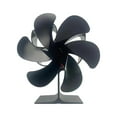 thumbnail image 4 of Ventilador de estufa de leña de 6 paletas, ventilador para hogar con calefacción de 165x190mm, duradero, multiusos, de bajo ruido, ventilador de, 4 of 8