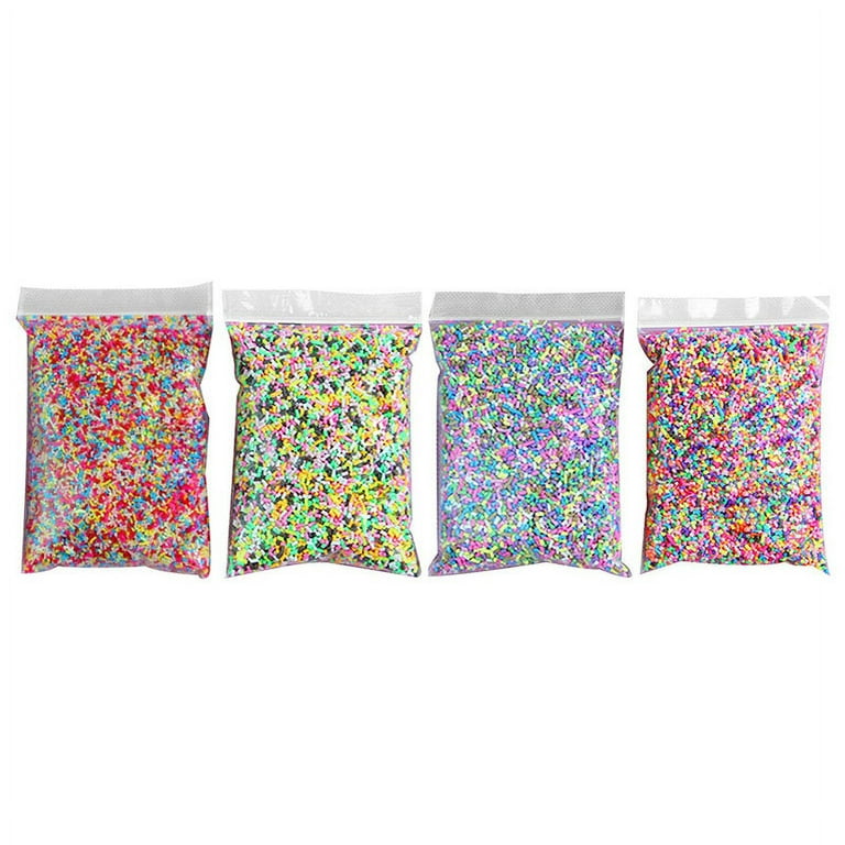 Gadgetvlot 100g Clay Polymer DIY Fake Candy Sweets Sprinkle Sugar Decorations for Cake Fake Dessert Simulation Food Doll House, Other