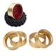 thumbnail image 5 of RC Wheel Weights, 4PCS Rust Proof RC Internal Beadlock Ring Brass Precise Size Wear Resistant Improved Stability For 1/24 RC Vehicle, 5 of 8