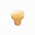thumbnail image 1 of 1.125 in. Square Knob, Brushed Gold Brass, 1 of 1