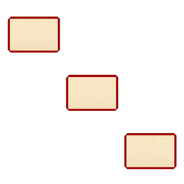 Youkk Baking Mat Portable Replacement Rectangular Foldable Non-Stick Heats-resistant Home Restaurant Cooking Pad Accessories 42x29.5cm 3Set