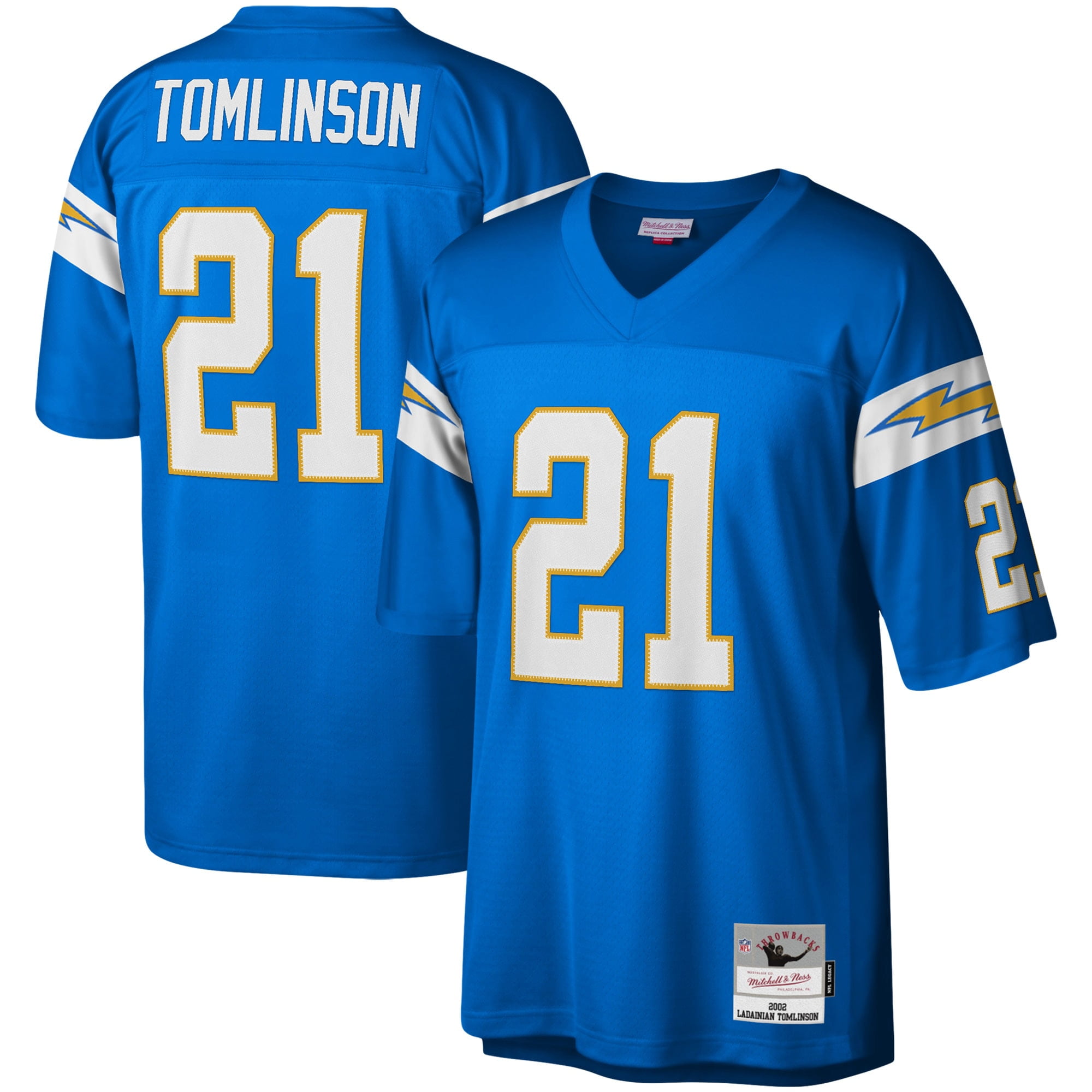 mitchell and ness chargers jersey