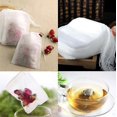 thumbnail image 2 of Lishi Disposable Tea Bags - 100 Pcs, Perfect for Loose Leaf Tea, 2 of 5