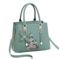 thumbnail image 1 of Bolso de hombro para mujer, bolso de mano, bolso de hombro, bolso de madre de gran capacidad, bolso de mano para mujer Verde, 1 of 9