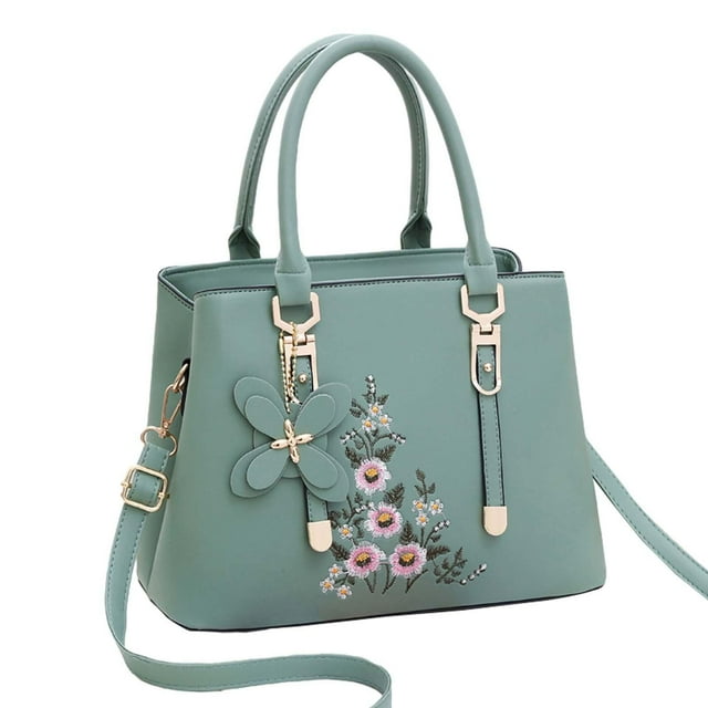 Bolso de hombro para mujer, bolso de mano, bolso de hombro, bolso de madre de gran capacidad, bolso de mano para mujer Verde
