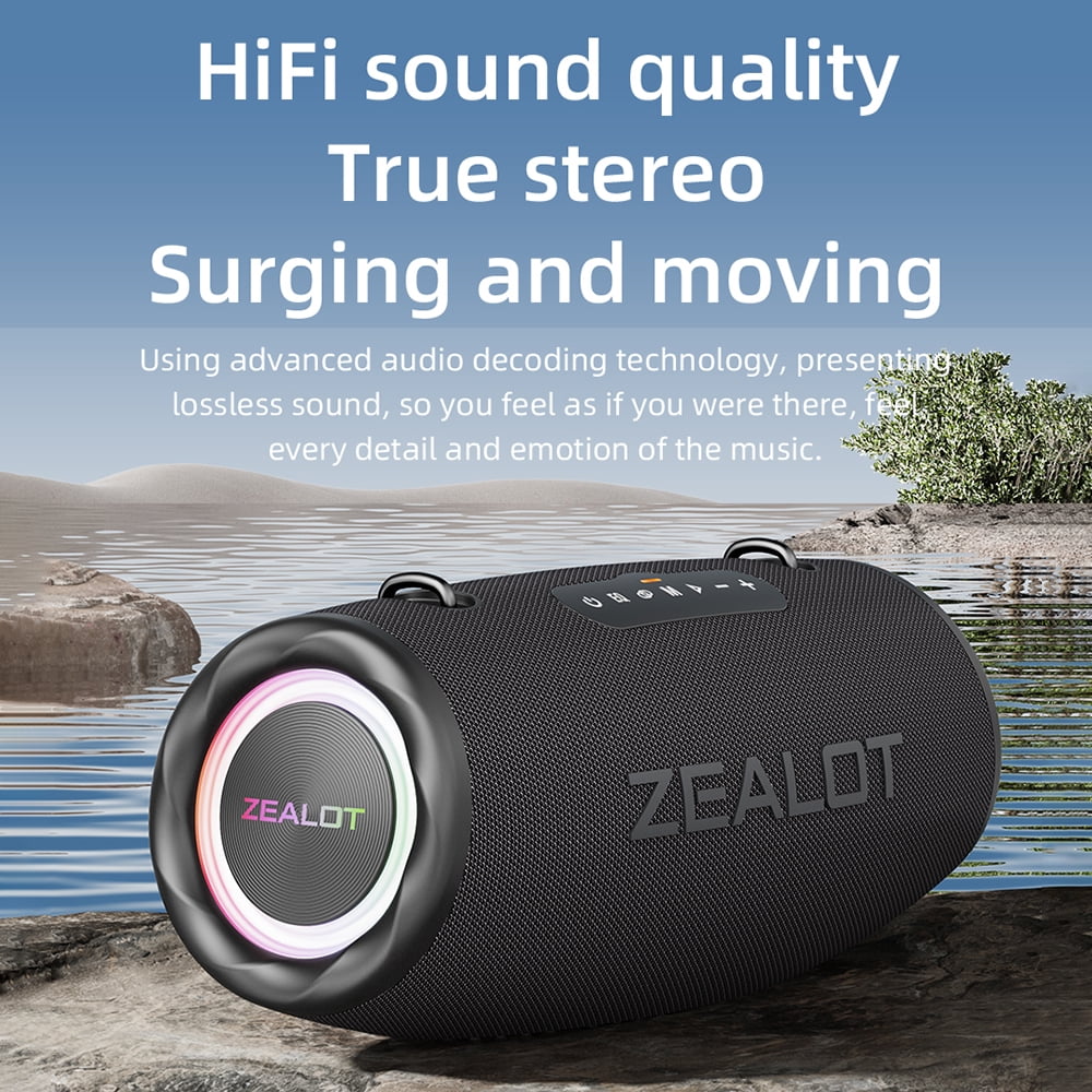 ZEALOT S87 BT Speaker Wireless Stereo Speaker with 80W Booming