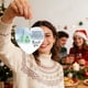 thumbnail image 5 of Adorno de la amistad con forma de corazón de vidrio marino, recuerdo de la amistad, adorno de corazón de la amistad para árbol de Navidad., 5 of 6