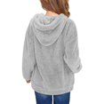 thumbnail image 3 of Bnwani Big Girls Hoodies Long Sleeve Fleece Sweatshirt Plain Pullover, 3 of 6