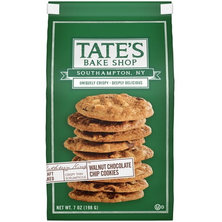 (12 Pack)Tate's Bake Shop Chocolate Chip Walnut Cookies, 7 oz.