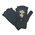 thumbnail image 1 of Sonducket 1 par de guantes abotonados con cubierta para el pulgar Manoplas Estilo cabrio Diseño cuidadoso con tapa Accesorios de invierno guantes y mitones rombo negro Sonducket AP009707-18B, 1 of 6