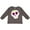 Charcoal, variant on Inktastic Decorated Skull Boys or Girls Long Sleeve Toddler T-Shirt