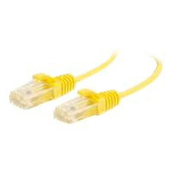 Ortronics 10ft Cat6 Snagless Unshielded (UTP) Slim Ethernet Network Patch Cable ? Yellow