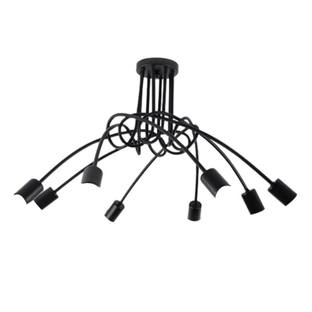 Lámpara de techo que enciende las luces colgantes del diseño curvo para cabezas negras Zulema Lámpara de techo