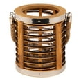 thumbnail image 5 of Northlight Rattan Glass Candle Lantern with Jute Handle - 7.5", 5 of 10