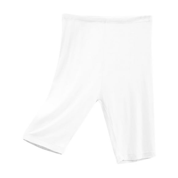 Cameland Pajama Bottom Shorts for Women Elastic Waist Stretchy Casual Loose Solid Knee Length Sleepwear