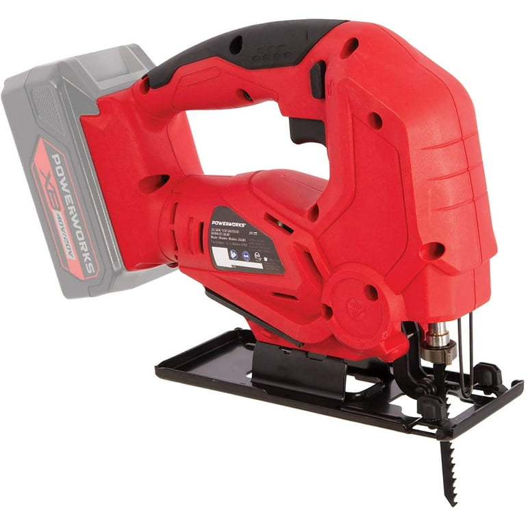 POWERWORKS XB 20 Volt Cordless Jig Saw Battery and Charger