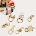 thumbnail image 2 of DIY Retrofit Bag Strap Hook Handle Hanging Ring Handmade Hardware Accessories Screw Side Buckle Clasp, 2 of 5