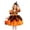 Orange-sUu, variant on Mnyotv Irregular Mesh Dresses for Girl Halloween Outfits Puff Sleeve Dress Witch Hats and Pumpkin Buckets Size 9-10Y