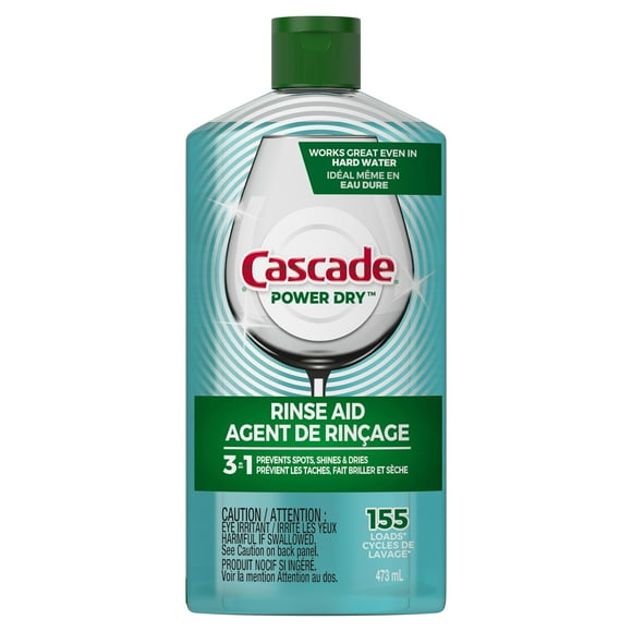 Cascade Power Dry Dishwasher Rinse Aid, 473 mL