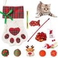 thumbnail image 1 of Calcetín navideño para gatos MALLMALL6, 11 unidades, para gatos de interior, 1 of 7