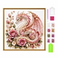 thumbnail image 4 of Dragon DIY Pearl Diamond Art Kit for Adults, Diamond Painting Figurine for Wall Holiday & Friend Gift, 4 of 8