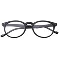 thumbnail image 1 of grinderPUNCH Lunettes de Lecture Rondes Ovales Légères pour Hommes et Femmes Lunettes de Lecture +4,00, Noir, 1 of 6