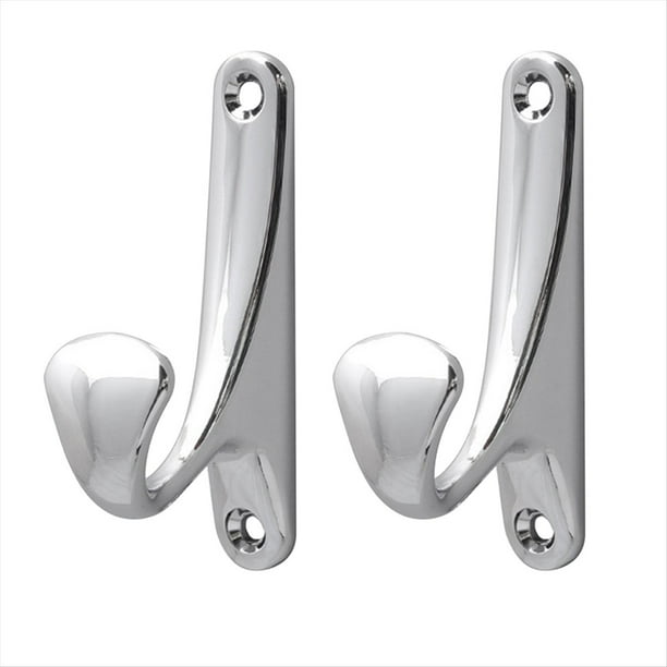 2 Uds. de Almacenamiento para Colgar Toallas, Estante de Metal para PañOs, Gancho para de BañO, Toalla, Albornoz, Gancho de Pared de Metal, para el Hogar