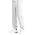 thumbnail image 4 of CONROSES Boys Baggy Sweatpants Wide Leg Sweat Pant for Child Solid Elastic Waist Cozy Jogger Trousers with Pockets, 4 of 5