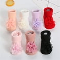 thumbnail image 4 of Ketyyh-chn99 Baby Girl Socks Soft Ankle Socks for Kids Cute Socks for Baby Girls Purple,M, 4 of 5