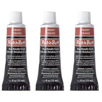 Amaco Rub 'N Buff Wax Metallic Finish, Ebony, 0.5-Fluid Ounce, 3 Pack