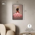 thumbnail image 5 of Princess in Pink Canvas Ebony Portrait Art by Art Remedy, Black Frame, 20" x 30", 5 of 7