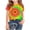 Red, variant on UQJfacai Girls Floral Short Sleeve Shirt Kids Summer Fashion Crewneck Tops Casual Soft Graphic Tees Blouse 3-14 Years