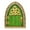 D, variant on YANDE - Miniature Fairy Door, Resin Elf Door for Garden Tree Decor, Whimsical Mushroom Floral Design, Outdoor Courtyard Ornament (E)